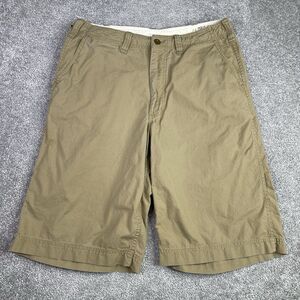 Polo Jeans Co Ralph Lauren Shorts Men's 33 Khaki Chino Cotton Flat Front Casual